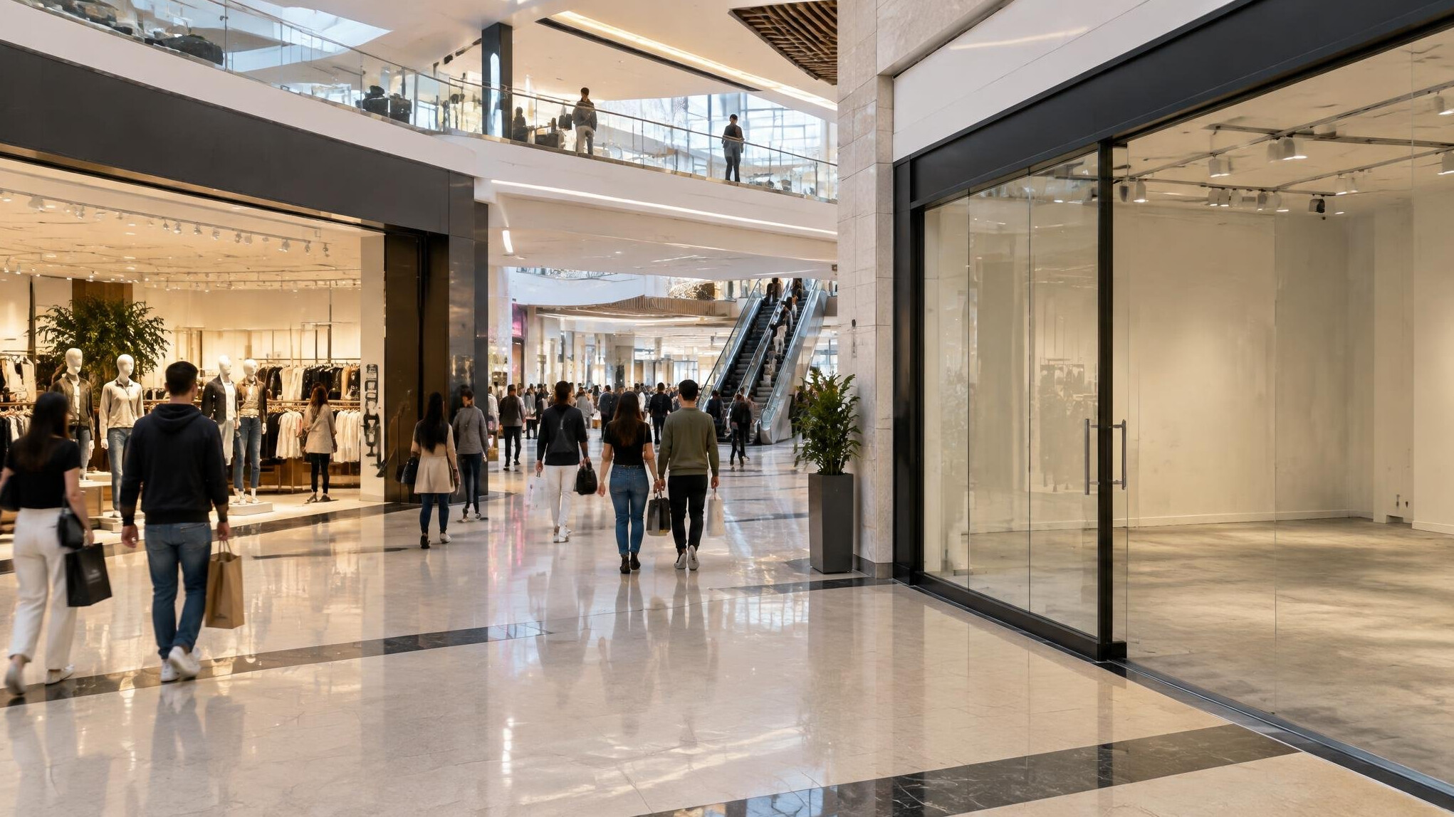 modern retail store interior
