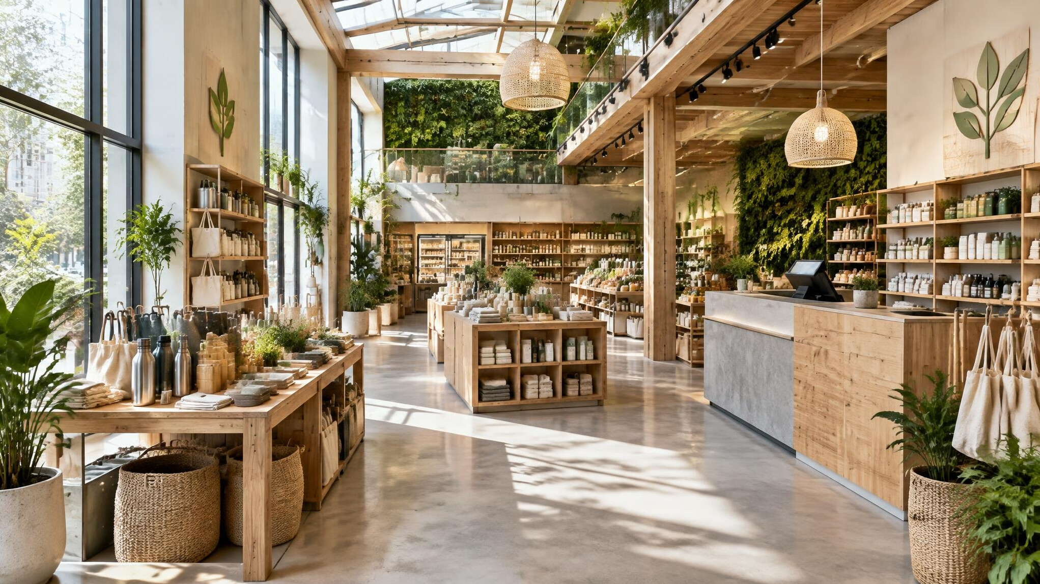 eco friendly store design