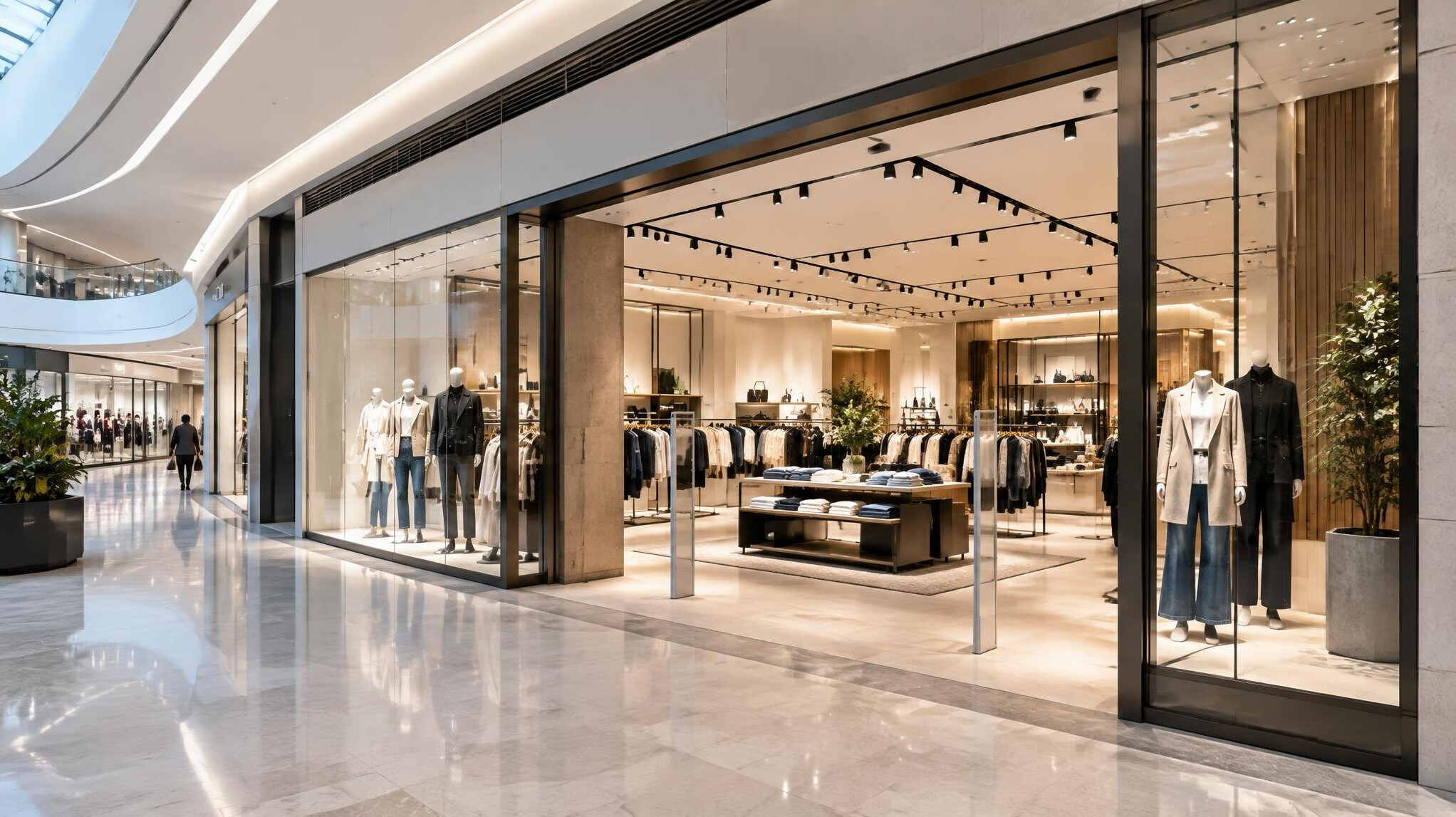 modern retail store interior