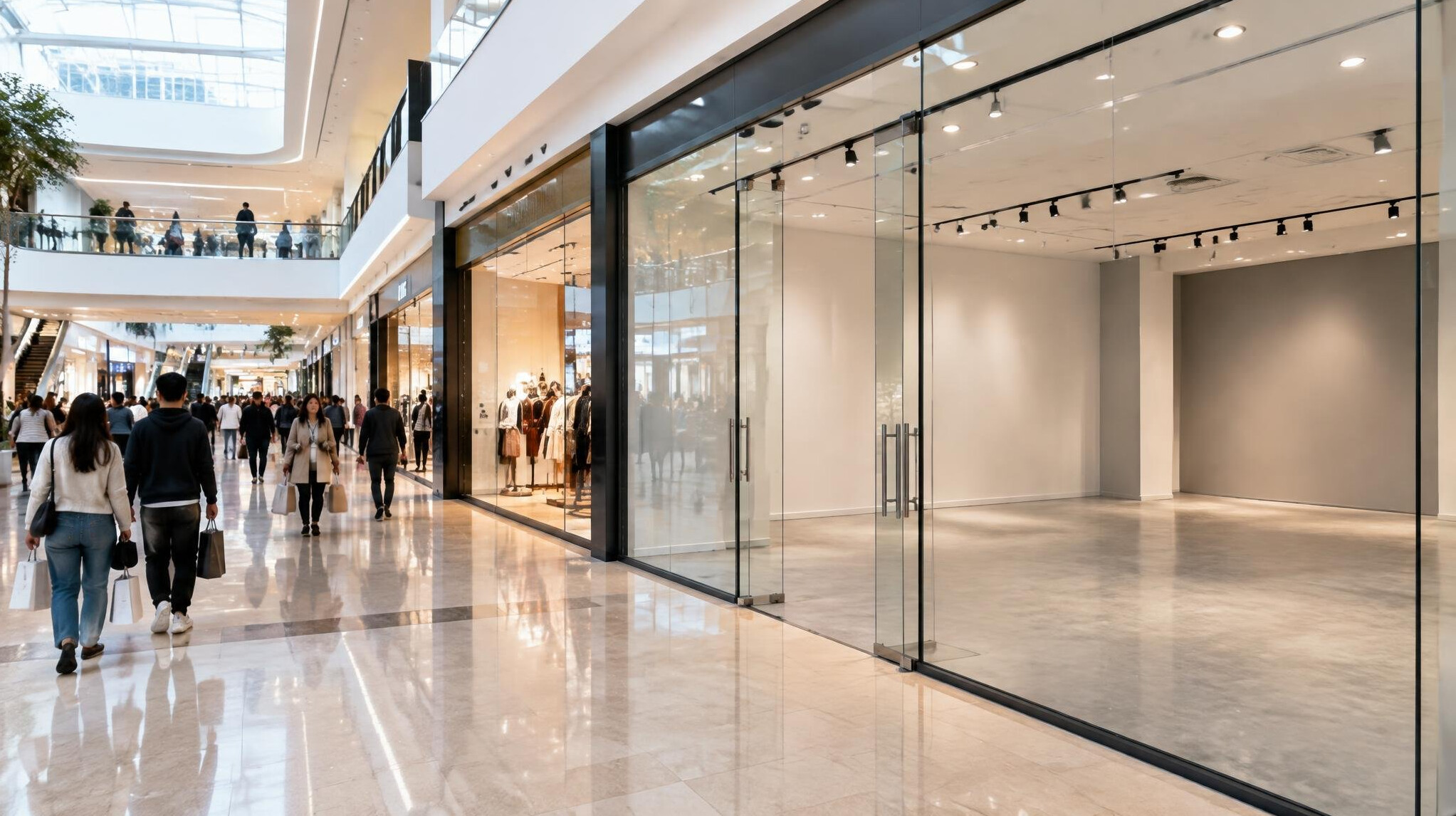 modern retail store interior